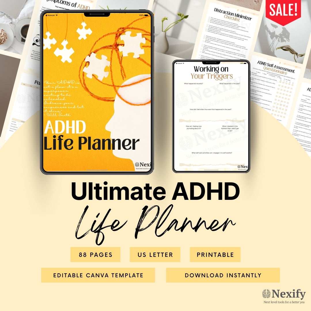 The Ultimate ADHD Planner for Laser-Focused Productivity