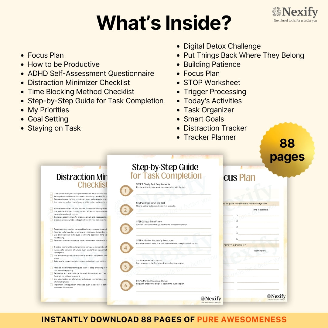 The Ultimate ADHD Planner for Laser-Focused Productivity