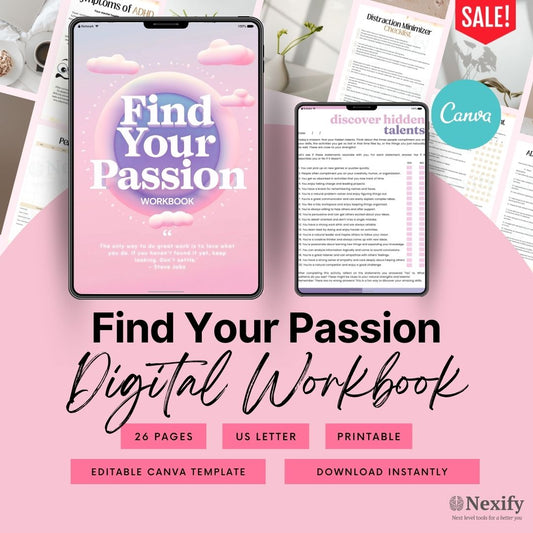 The Ultimate Find Your Passion Workbook: Ignite Your Purpose